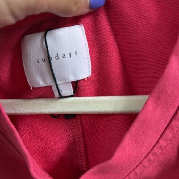 Elegant Pink Puff Sleeve Top - Size 1 - SUNDAYS - T Shirt - NWT - Picture 3 of 4